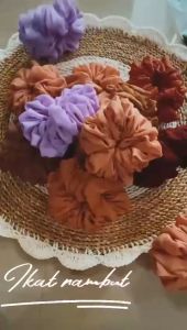 (Murah 3 pcs) Ikat Rambut Srunchies Hijab Kekinian