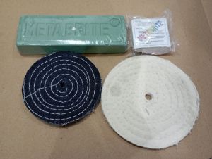 4J5TMPH250 Paket metabrite batu hijau poles 250 gr langsol batu poles tahap akhir mini kain poles jean 4 in 10mm dan kain poles katun 5 in tipis