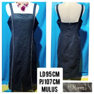 OL (OVERALL) LONGDRESS NAVY(ROEM) 348
