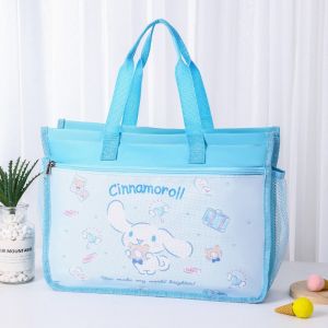 Ins Style Japanese Episcopalian Dog Student Tutor Bag Handbag Waterproof A4 Artistic Tutorial Bag Nylon Material Document Bag