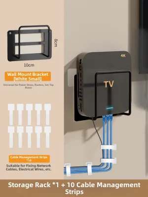 XIANCAI | Wireless Router Organizer Wall-Mounted