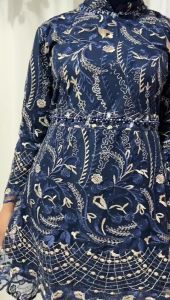 Setelan Kebaya Tunik Felicia Payet - Kebaya Modern - Outfit Kekinian - Bahan Tulle Bordir Mutiara dengan Perpaduan Dua Warna - Model Terlaris - Pakaian Wisuda Akad Nikah Pesta Baju Kondangan Pagar Ayu