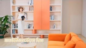 10000mAh /15000mAh Kipas Angin USB Clip Mini Fan Rotating Kipas Angin Meja Mini Jepit Portable LED