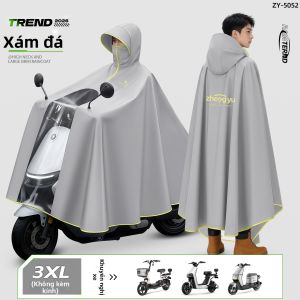 ZHENGYU | Áo Khoác Đạp Xe Điện Chống Nước Dày Kích Cỡ Lớn