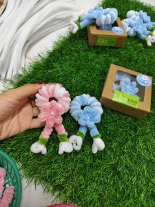 พวงมาลัย มาลัยไหว้แม่ไหว้ผู้ใหญ่ พวงมาลัยวันแม่ พวงมาลัยไหว้ขอพร ลวดกำมะหยี่ งานฝีมือ งานแฮนด์เมด Handmade