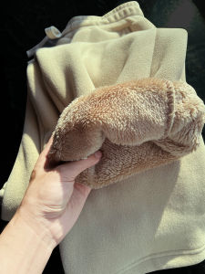 กางเกงวอร์มผู้หญิง Orlion Fleece Lined Thickened Lamb Velvet Sports Pants กางเกงขายาวทรงตรงลำลอง ทรงหลวม ทรงหลวม ทรงหลวม