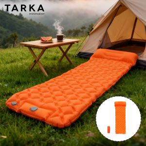 TARKA Rhombus Camping Mattress Self-inflating Air Cushion Outdoor Tent Sleeping Pad Bed Hiking Campsite Must Have Supplies