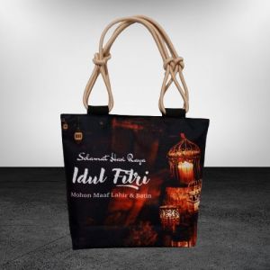 totebag sumbu kepang printing khusus edisi idul fitri