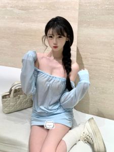 CHANGTONG | Seductive One-Shoulder Bodycon Mini Dress