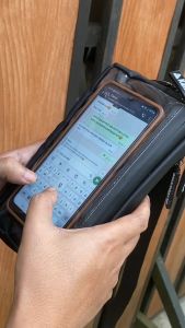 Exac Kaneen - Tas Tangan Handbag Pria Multifungsi Bahan Bimo Nilon Waterproof Hitam