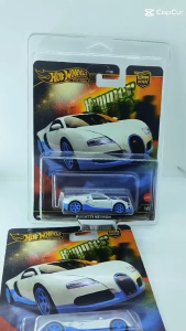Bugatti Veyron Hot Wheels Premium Diecast – Real Riders – Toy Car for Collectors