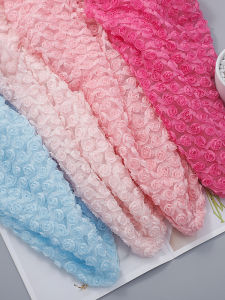 Vải Thêu Hoa Hồng Nhỏ Mới Áo Biểu Diễn Đám Cưới Áo Dệt Kim Vải Thêu Ren Trang Trí Nhà May Vá DIY Phụ Kiện Vải