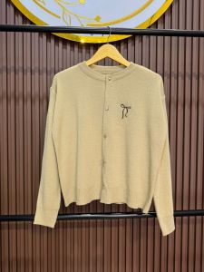 CARDIGAN KNIT RIBBON | CARDIGAN PITA POLOS | COQUETTE CARDIGAN TERMURAH