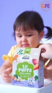 Alamii Lil Puffs Disney Edition Puff Camilan Snack Cemilan MPASI Bayi Anak 1 tahun Balita Halal