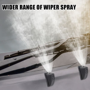 2 cái kính chắn gió phía trước xe gạt nước vòi phun Bộ dụng cụ phun vòi phun nước phổ quát