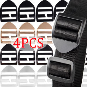 4PCS Metal Mesh School Bag Buckle Thickened Four-speed Buckle Mountaineering Bag Detachable Outdoor Camping Hiking Backpack Fixed Adjustment Accessory Buckle