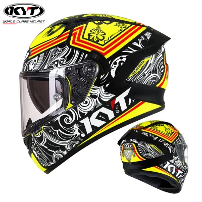 KYT | Fog-resistant Double Visor Helmet All Seasons