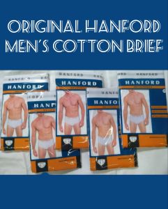 3PCS HANFORD ORIGINAL WHITE COTTON BRIEFS