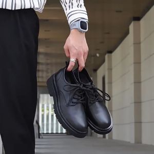 STARRY ผู้ชาย รองเท้าหนัง คัทชูผู้ชาย รองเท้าทำงานลำลองแบบธุรกิจ กันลื่น ทนทานต่อการสึกหรอ งานฝีมือประณีต
