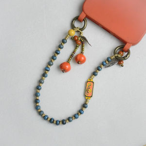 Original Handmade DIY Chinese Style Phone Chain Gift Pendant Wood Moon Ancient Phone Accessory for Men And Women