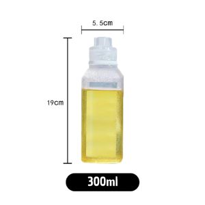 Oil Bottle Dispenser Leak Proof Oil Spray Pot Vinegar Soy Sauce Household Seasoning Condiment Squeeze Bottle 300/500ml