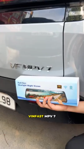 Camera Hành Trình Gương D10Plus HCCAM Có CarPlay/Android Auto Ghi Hình 2 Kênh 4K Sắc Nét Góc Siêu