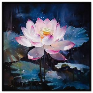 Tranh treo tường tranh dán tường hoa sen CGI -  191