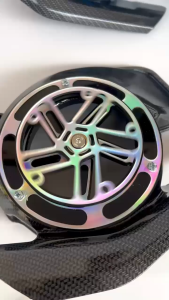 Tutup Cover Kipas Mesin Carbon & Spiner Cakra Akrilik PNP Yamaha Mio