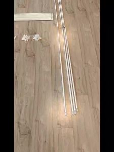 ＜1225＞  Giá Đỡ Sắt Rèn Có Thể Thu Vào Giá Đỡ Rèm Giường Lưới Chống Muỗi HỌC SINH Cột Dày Và Dày Giường Đơn Phòng Ngủ