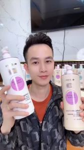 Dầu gội xả phục hồi giữ màu cho tóc nhuộm Olexrs Hair Salon Tím 500ML Phiên Bản 2024