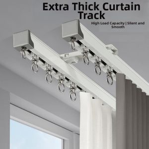 Aluminum Heavy-duty Silent Curtain Track