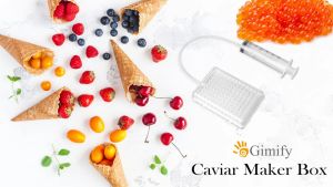Manual Caviar Maker Box Roe Sauce Making Tool Molecular Gastronomy Kit Creative Kitchen Accessories