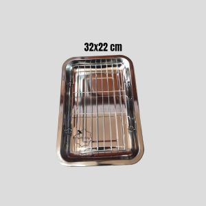 peniris minyak peniris makanan nampan stainless plus cooling rak