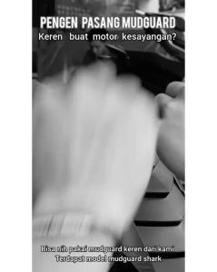 2020 2021 2022 2023 Mudguard Belakang Motor SHARK POWER VND RACING Universal