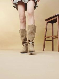 Reddragonfly | Retro English Style Fall Winter Long Boot