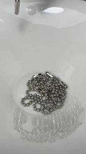 50 Pcs Silver Tone blank Ball Key Chain Keychain Findings Size Length 95 Mm (Around 3.74 Inches)…