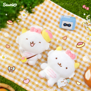 Sanrio | Cheerful Character Plush Keychain & Brooch