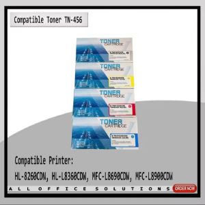 AOS TN456 Toner Compatible to Brother TN-456 HL L8260CDN HL L8360CDW MFC L8690CDW MFC L8900CDW Printer Ink