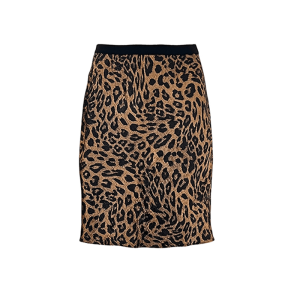 Laid-back Chic Drapey Leopard Print High Waist A-Line Mini Skirt Womens Summer New Style Slimming Personality Short Skirt