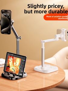 Piple | 360 Degree Adjustable Phone Stand for Live Streaming Food Photography Online Learning Bedside Support Selfie