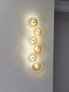 Luxury Bedroom Wall Lamp Living Room Background Wall Art Combination Decorative Painting Light North European Creative Individuality