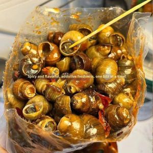 Ready-to-Eat Spicy Snail Meat Delicacy