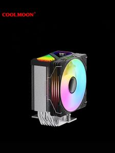 Tản Nhiệt Khí Coolmoon GT600 Digital Led ARGB (6 Ống Đồng) - Hiển Thị Nhiệt Độ