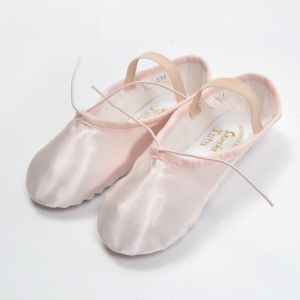 Sansha Ballet Dance Practice Shoes Satin Leather Sole Childrens Soft Shoes No4S Ballet Dance Shoes for Kids Sport Fitness