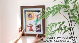 Children Art Frames Magnetic Front Open Changeable Kids Frametory for Poster Photo Drawing Paintings