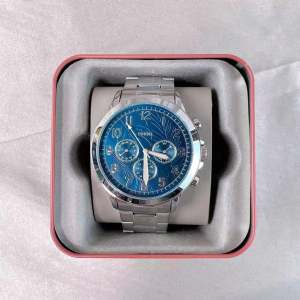 [Auth] Đồng hồ nam Fo.ssil mặt xanh lịch ngày tuần Case 48mm mỏng 11mm