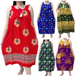 BAJU BATIK / BAJU DRESS PAPAN BAJU BATIK TIDUR FREE SIZE GOOD QUALITY