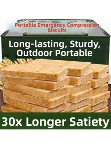High Satiety Compressed Biscuit Snack