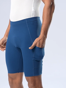 Santic Men Cycling Shorts Shockproof 6 Hours Riding Padded Breathable Reflective Bike Short Pant