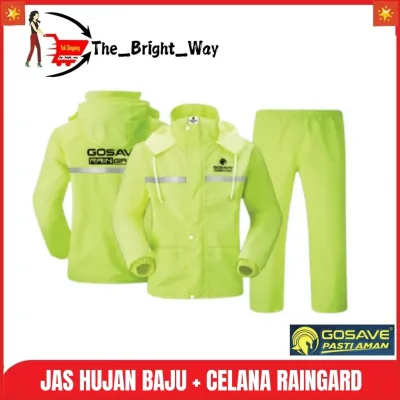 JAS HUJAN STELAN mantel mantol size L XL XXL PRIA WANITA ANTI REMBES RAINGARD TIDAK TEMBUS AIR